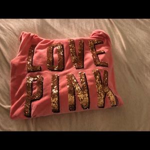 Pink hoodie